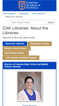 Mobile Screenshot of libguides.cakwarriors.com